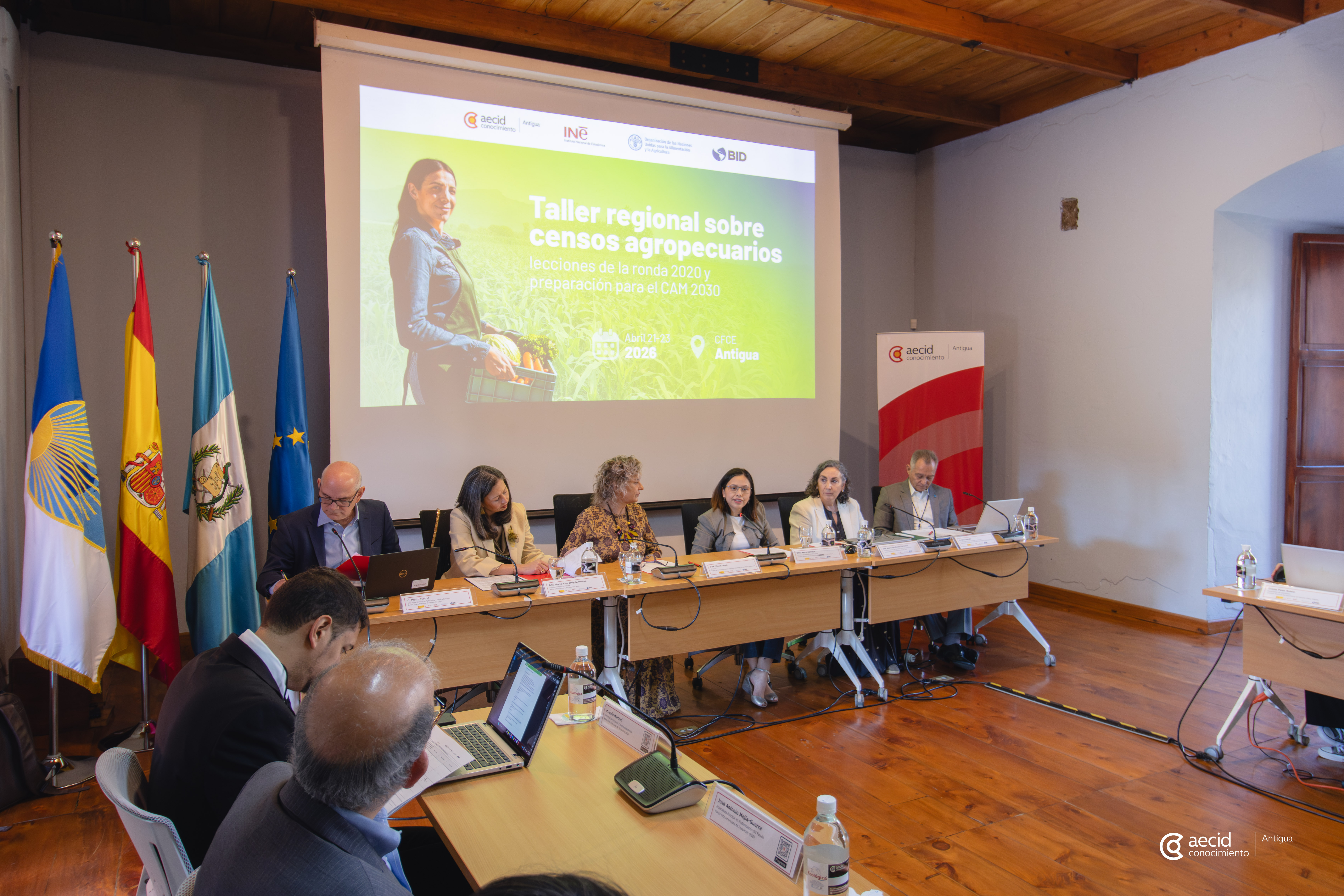 Presentación del evento en el Centro de Formación de la Cooperación Española en La Antigua